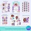 KIT CUMPLEAÑOS GABBY DOLLHOUSE EDITABLE