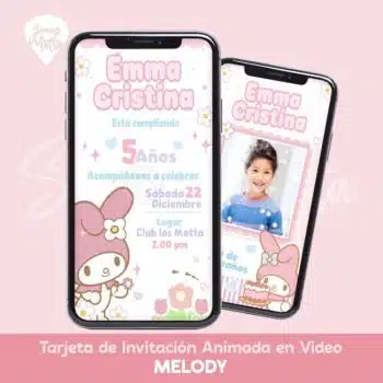 VIDEO INVITACION DE MELODY