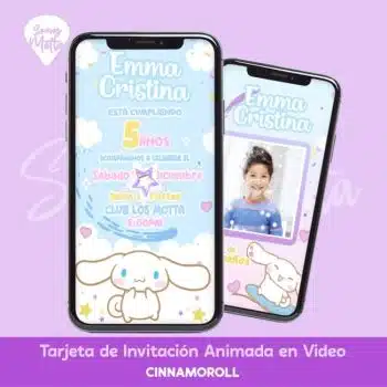 VIDEO INVITACIÓN DE CINNAMOROLL