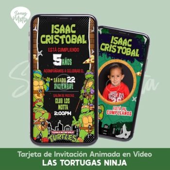 VIDEO INVITACIÓN DE LAS TORTUGAS NINJAS
