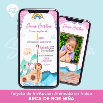 VIDEO INVITACIÓN DEL ARCA NOE NIÑAS