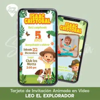 VIDEO INVITACIÓN LEO EL EXPLORADOR