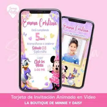 VIDEO INVITACIÓN MINNIE Y DEISY BOUTIQUE