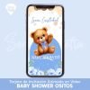 INVITACIÓN BABY SHOWER DE OSITO