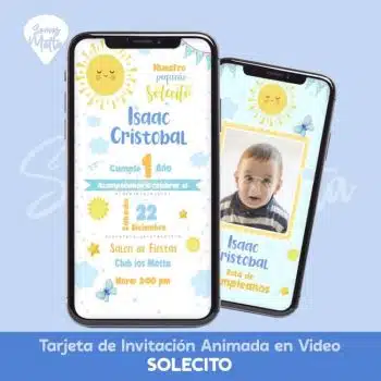 VIDEO INVITACIÓN DE SOLECITO NIÑO