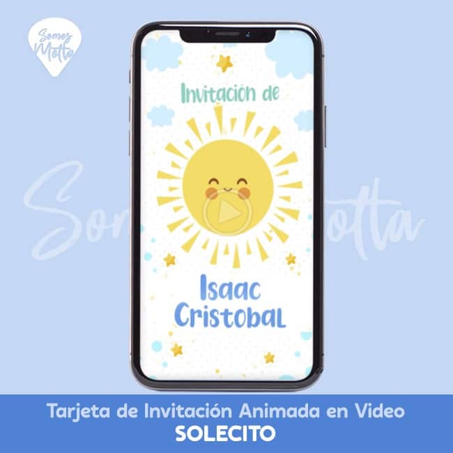 VIDEO INVITACIÓN DE SOLECITO NIÑO