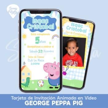 VIDEO INVITACIÓN DE GEORGE PEPPA PIG