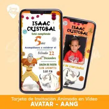 VIDEO INVITACIÓN DE AVATAR AANG