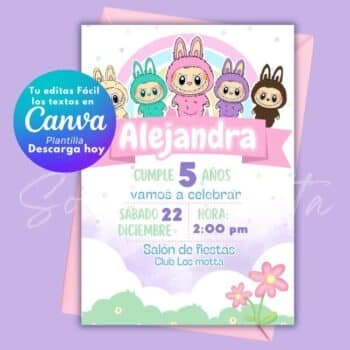 Invitación de Labubu para Editar