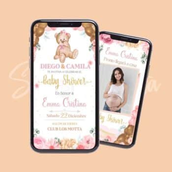 Video Invitación Baby Shower Osita