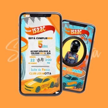 Video Invitación Hot Wheels Vintage