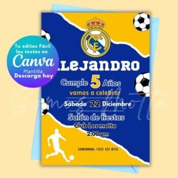 Invitación de Real Madrid para Editar