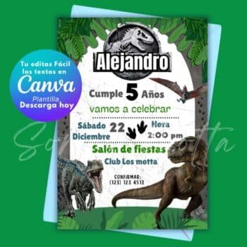 Invitación de Jurassic World para Editar