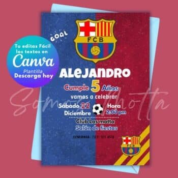 Invitación de Barcelona FC para Editar