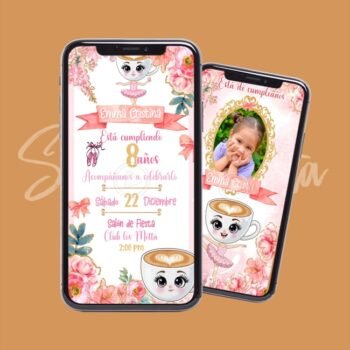 Video Invitación Ballerina Capuchina | Cumpleaños para Niña