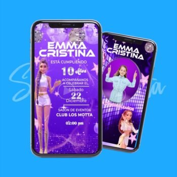 Video Invitación de cumpleaños Guerreras Kpop Huntrix