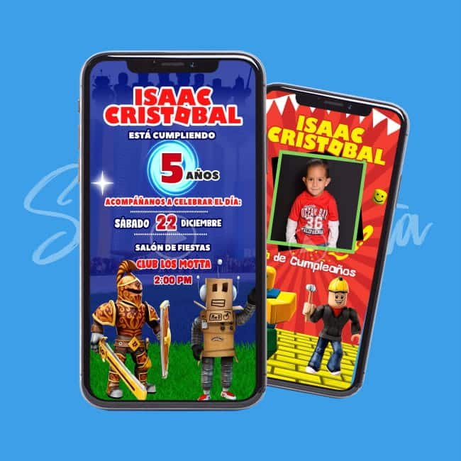 Video Invitación de Roblox Personalizada ¡Lista para Enviar!