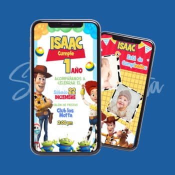 Video Invitación Toy Story Primer Año