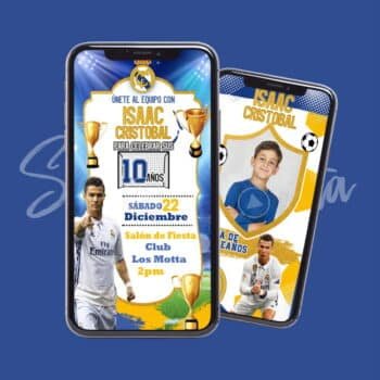 Video Invitación Cristiano Ronaldo con Real Madrid - CR7