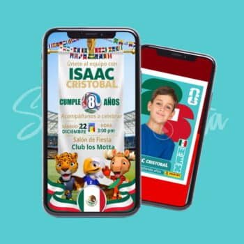 Video Invitación Cumpleaños Mundial 2026 México