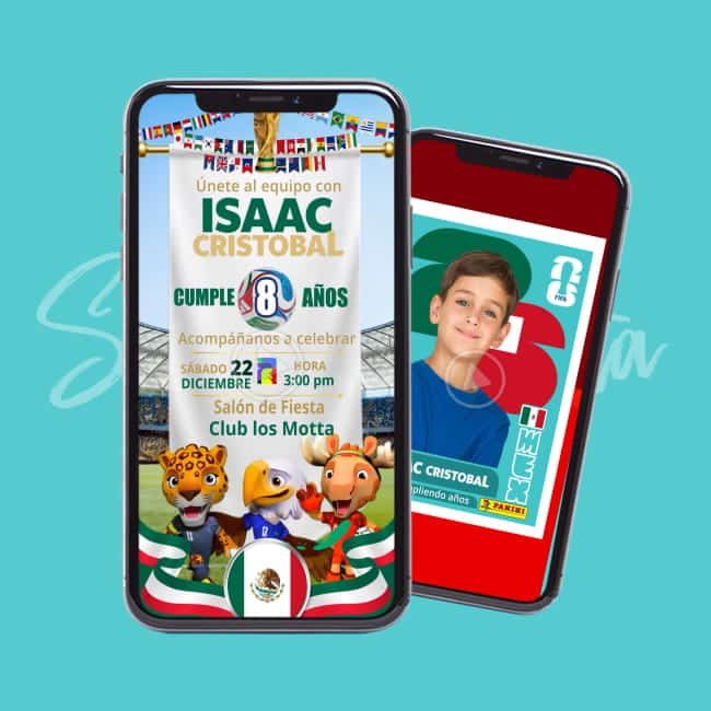Video Invitación Cumpleaños Mundial 2026 México