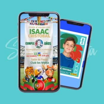 Video Invitación Cumpleaños Mundial 2026 Portugal Seleção Portuguesa ⚽